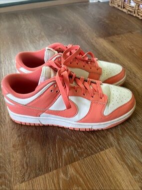Nike Women’s Coral/White Low-Top Sneakers